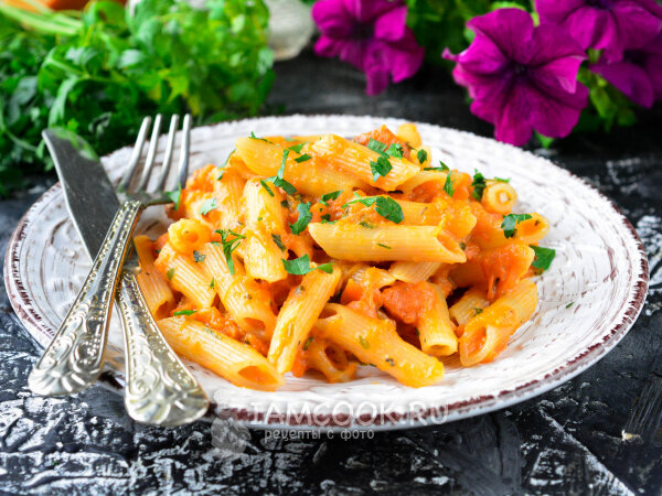 Ужин за минуту: Как приготовить пасту с тыквой, как в ресторане
