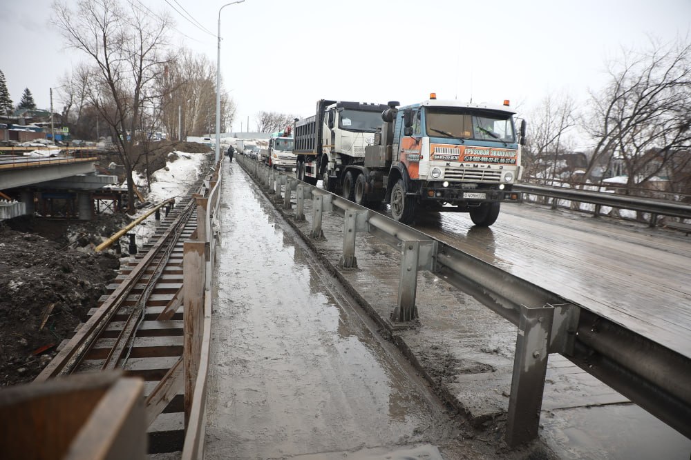 Как строят мост через Тулу в Новосибирске Как строят мост через Тулу в Новосибирске