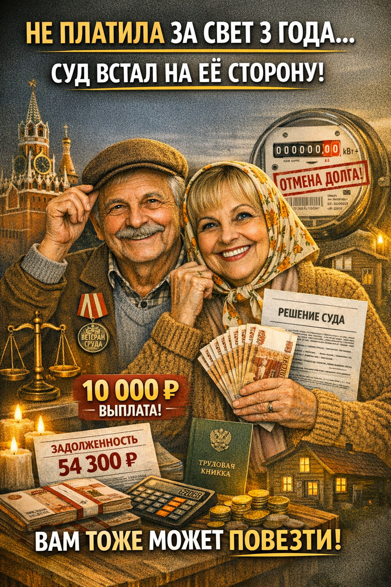 Пенсионерка добилась справедливости: Верховный суд стал на её сторону в споре с энергосбытом