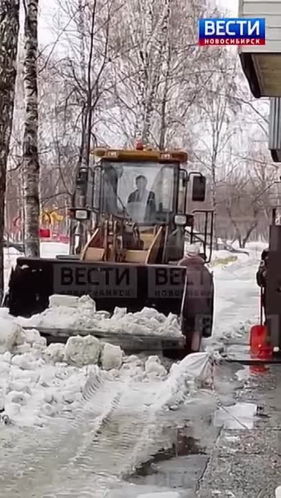 Ты не пройдёшь. В Новосибирске около дома № 12/3 на улице Вертковской разгорелся необычный конфликт: местная жительница выскочила во двор, перегородила дорогу уборочной технике и пыталась остановить её голыми руками!...