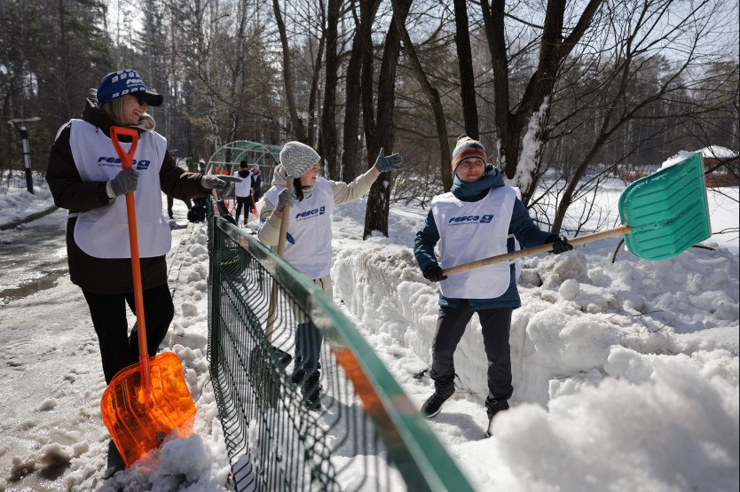 Рекордный субботник в Новосибирском зоопарке! Рекордный субботник в Новосибирском зоопарке!