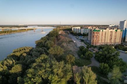 На левом берегу Новосибирска откроют долгожданный парк «Чемской берег»