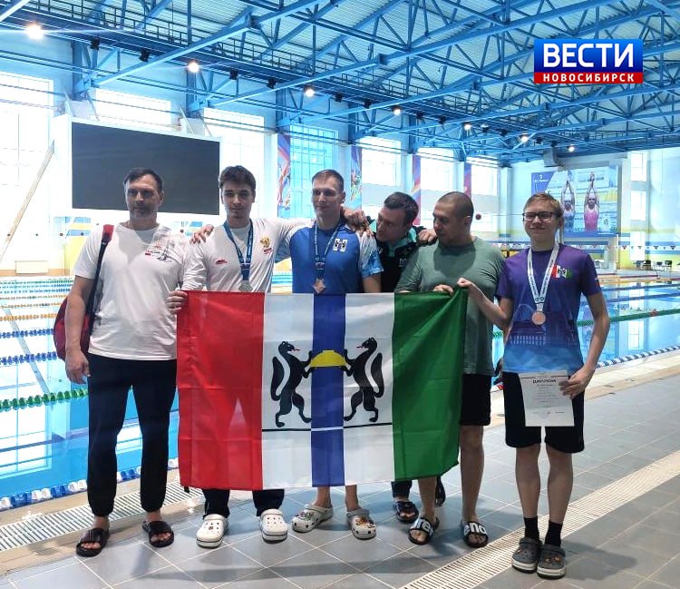 Квартет чемпионов. На Чемпионате России по плаванию среди спортсменов с интеллектуальными нарушениями новосибирские спортсмены завоевали россыпь медалей