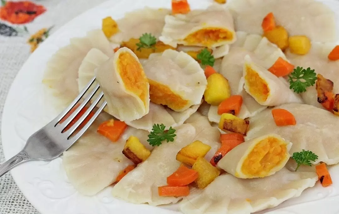 Постные вареники с тыквой: вкусное и простое блюдо для великого поста