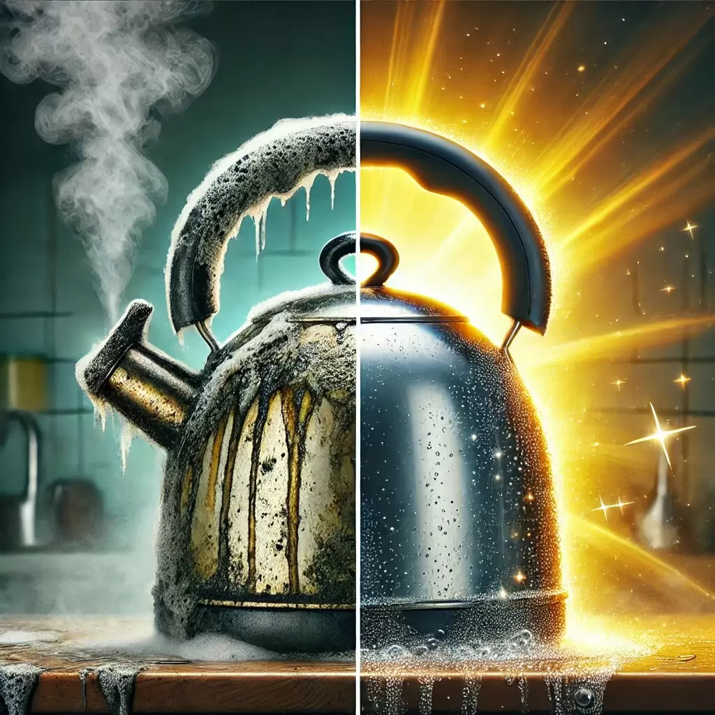 Откройте секрет: как легко очистить чайник от накипи без уксуса