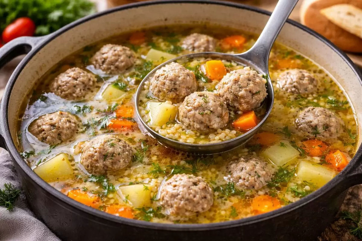 Суп с фрикадельками, который станет вашим фаворитом
