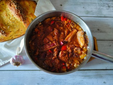 Сочная свинина в тыквенном соусе