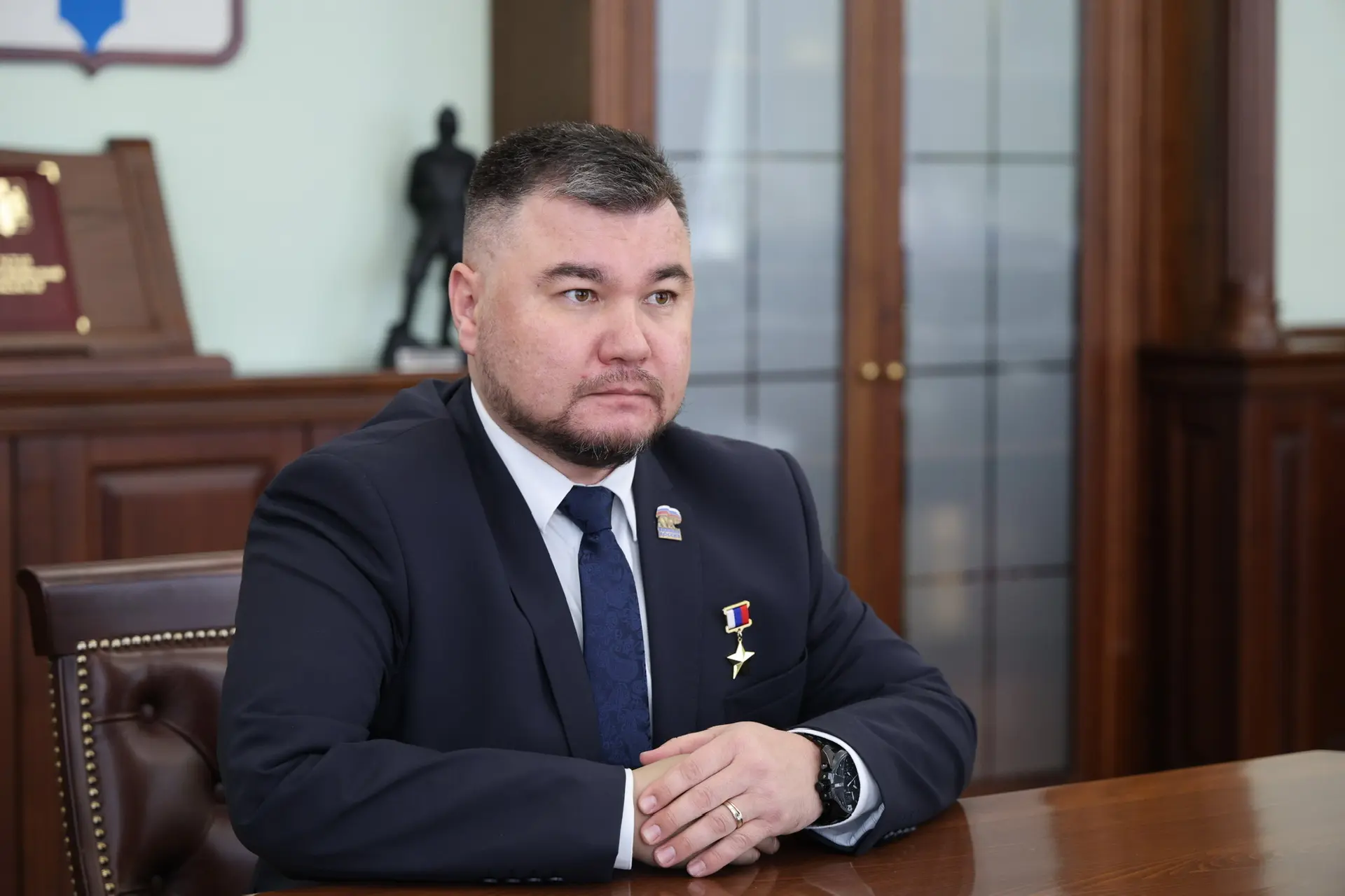 Андрей Травников: Встретился с Героем России Владимиром Сайбелем