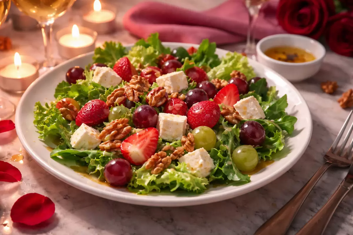 Легкие и изысканные салаты для идеального романтического ужина