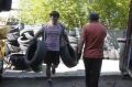 Резине не место в озере: 23 бункера автопокрышек собрали в Новосибирске