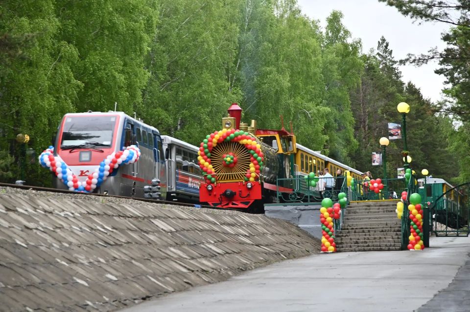 Детская железная дорога открыла свой 22-й сезон