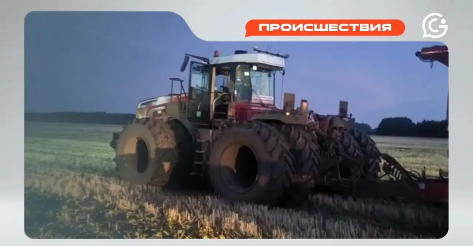 Тракторист погиб во время посевной