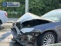На Сибиряков-Гвардейцев произошло ДТП с участием Toyota Harrier и Subaru Legacy