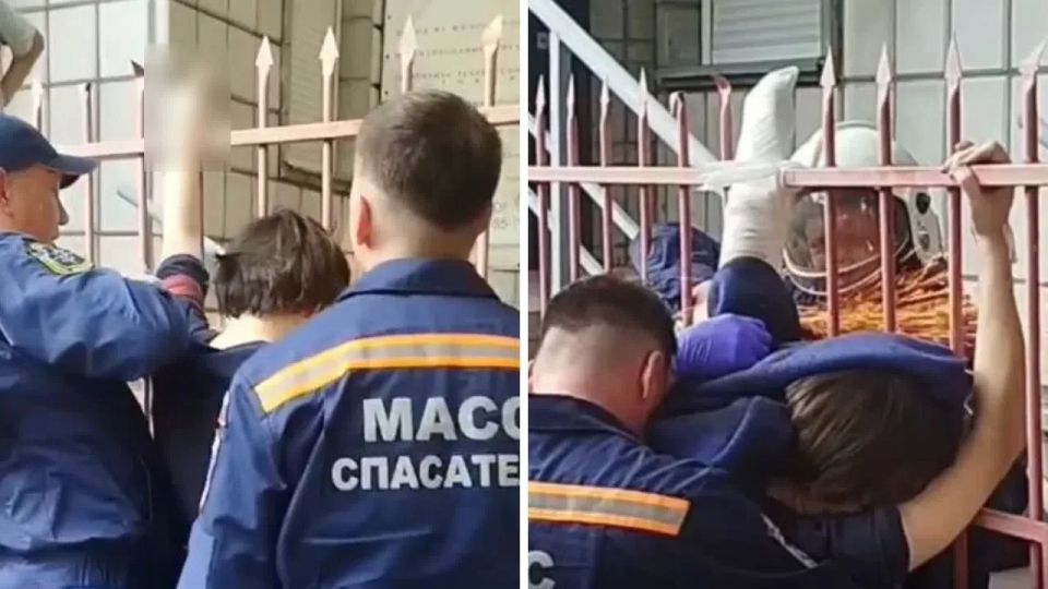 Парень проткнул руку штырём от забора