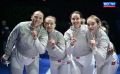 Золото Европы. Новосибирские спортсменки Алина Михайлова и Анастасия Шорохова в составе сборной России завоевали командное золото на чемпионате Европы по фехтованию
