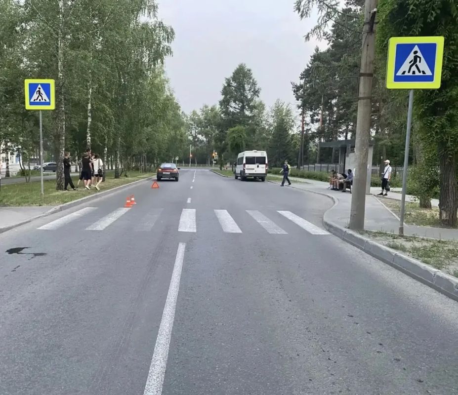 В Первомайском районе Новосибирска на «зебре» сбили 9-летнего мальчика