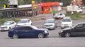Вылетел с дороги и снёс дорожный знак