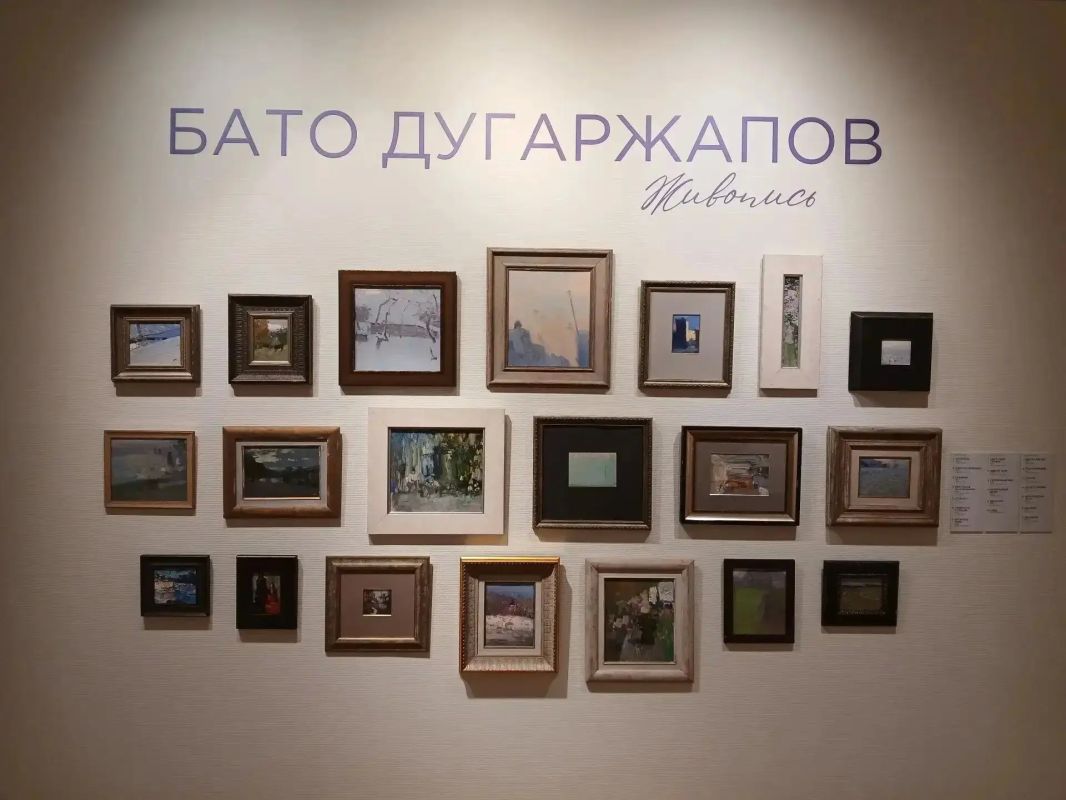 Магия света и цвета: в Новосибирском художественном музее открылась выставка современного импрессиониста России Бато Дугаржапова