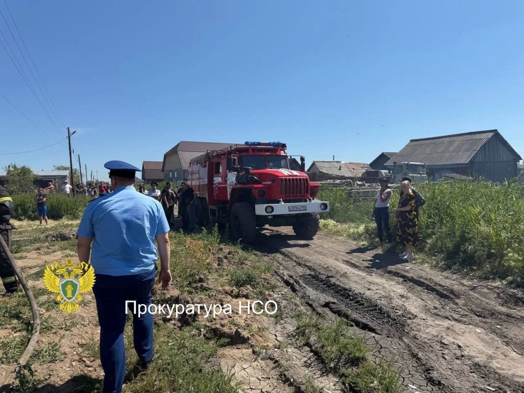 Татарской межрайонной прокуратурой организована проверка по факту пожара, в результате которого погибло три человека Татарской межрайонной прокуратурой организована проверка по факту пожара, в результате которого погибло три человека