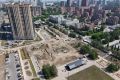 Как строят новую очередь Бугаков-парка в Новосибирске