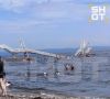 Обрушился мост с детьми. В Приморье в бухте Муравьиная обвалился мост, когда на нём было около 20 человек
