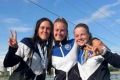 Спортсменки из Новосибирска взяли золото, серебро и бронзу на юниорском слаломе