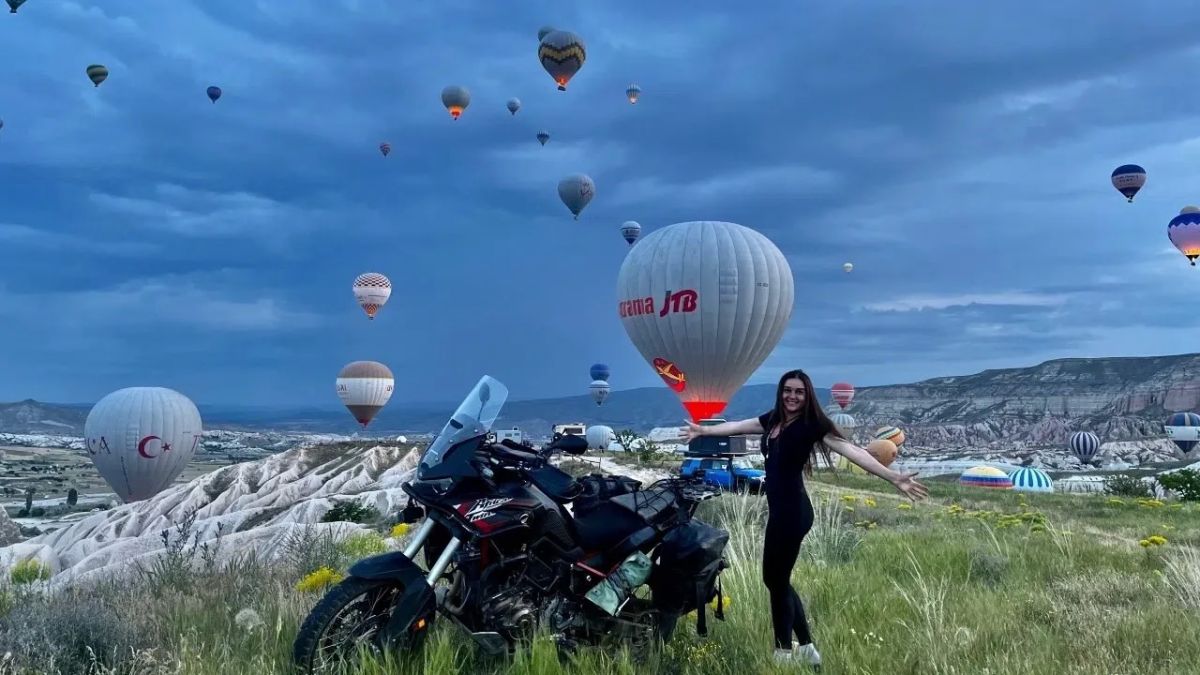 Жительница Новосибирска объехала полмира на мотоцикле