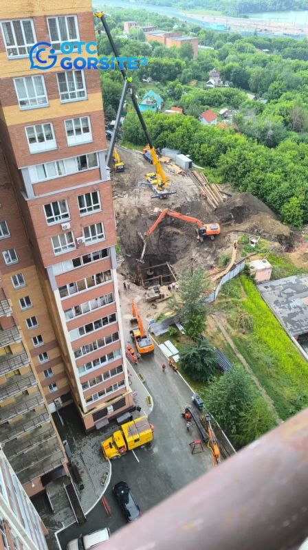 На Горской укрепляют коллектор