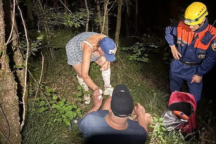 Супружеская пара, приехавшая в Сочи из Новосибирска, едва не провела ночь в лесу