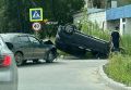 Honda Spike перевернулся на крышу
