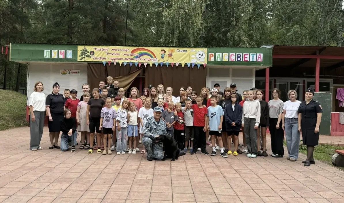 В Новосибирской области полицейские провели для детей спортивное мероприятие