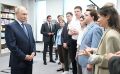 Владимир Путин посетил специализированный учебно-научный центр Новосибирского государственного университета