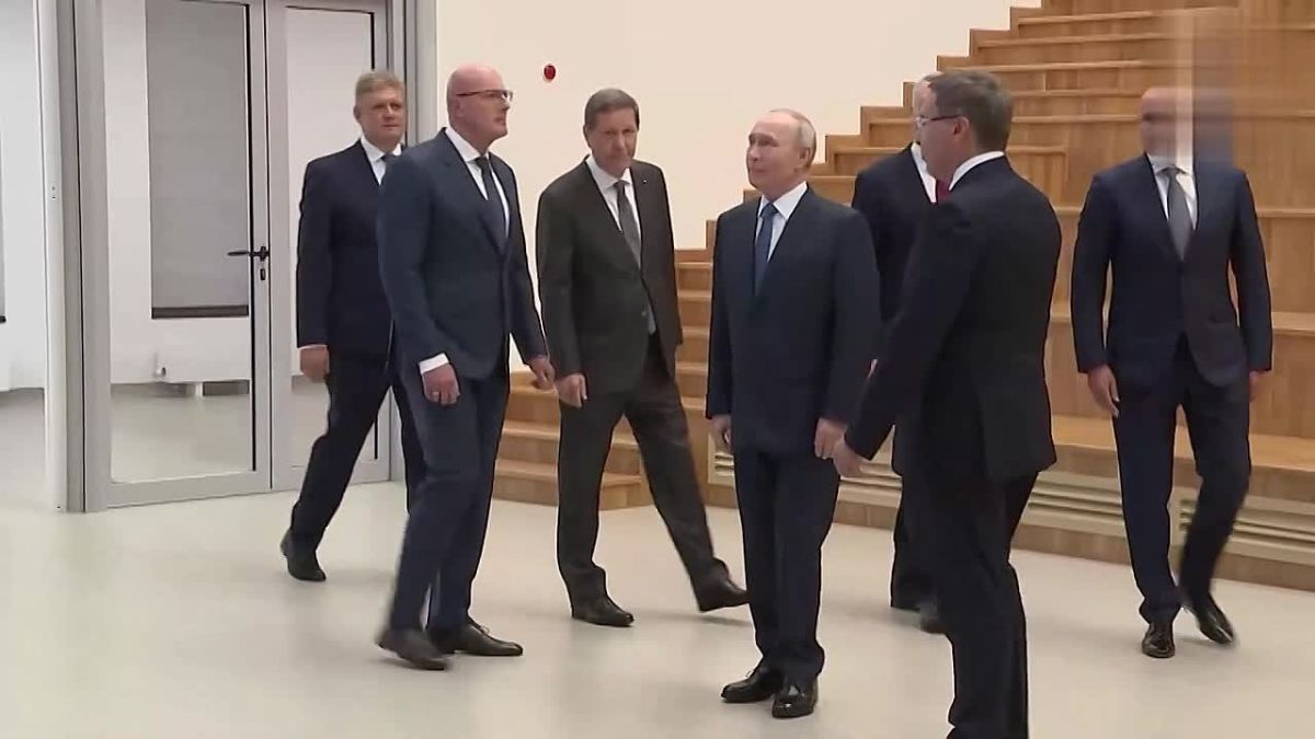 Путин начинает рабочий день в Новосибирске