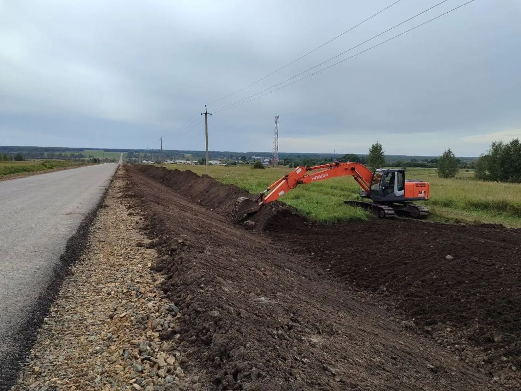 Реконструкция дороги около села Болтово в Сузунском районе на финишной прямой