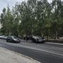 Жёсткое происшествие. На Красном проспекте в Новосибирске у дома № 167 после ДТП автомобиль перевернулся и оказался на крыше