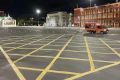 Главный перекресток Новосибирска покрыли «вафельной» разметкой от заторов