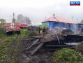 Добровольцы не дали огню захватить село