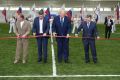 Новый футбольный манеж открылся в Новосибирской области