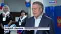 Председатель Законодательного собрания Новосибирской области Андрей Шимкив отдал свой голос на выборах