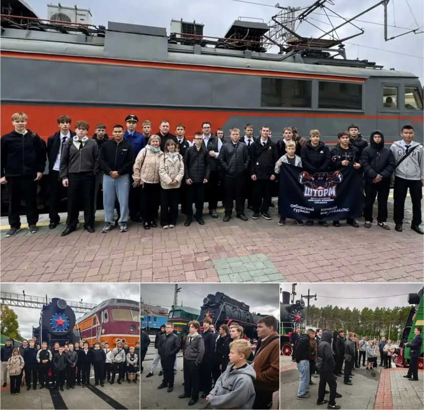 Новосибирская транспортная прокуратура организовала экскурсию в Выставочный центр железнодорожной техники им. Н.А. Акулинина