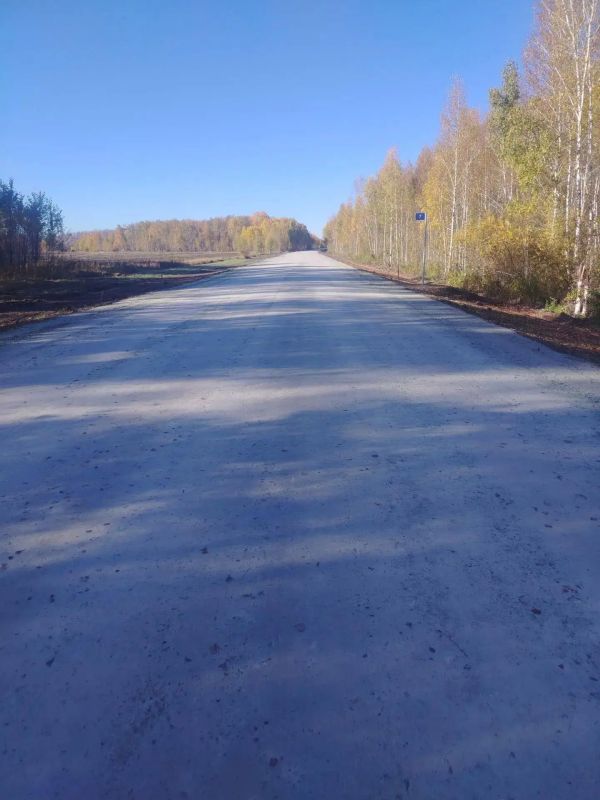 В Татарском районе по нацпроекту восстановили дорогу между селами Казаткуль и Константиновка