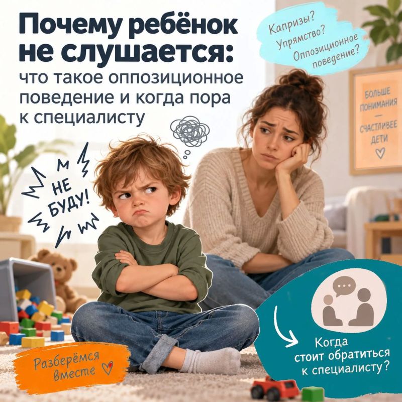 «Мой ребёнок меня не слушает!» – знакомая ситуация?
