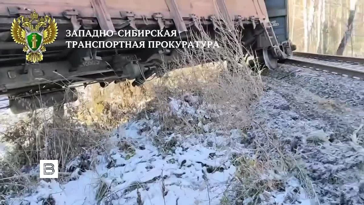 Четыре полувагона сошли с рельсов в Новосибирской области при выполнении маневровых работ