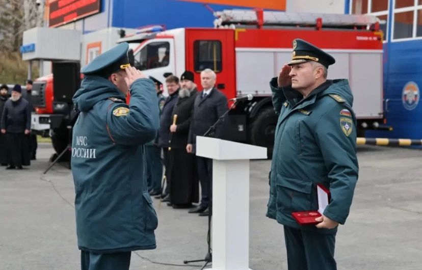 В Кольцово открыли новую пожарно-спасательную часть