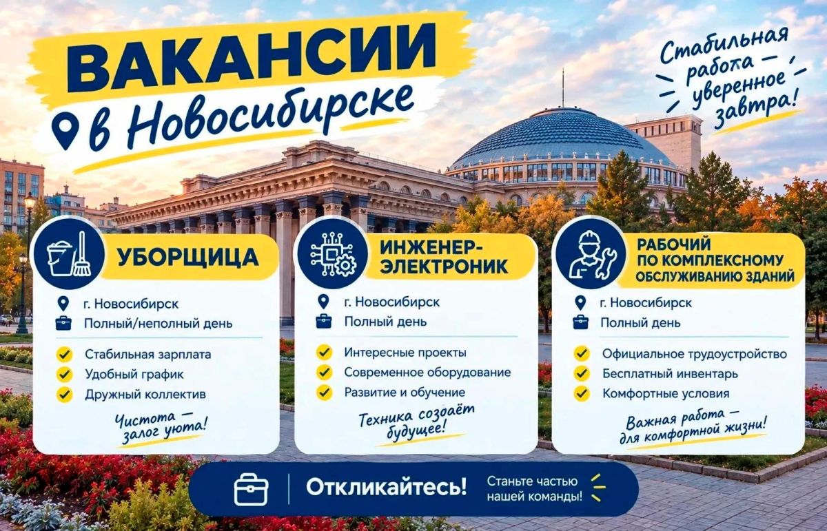 В Новосибирской области нет работы!