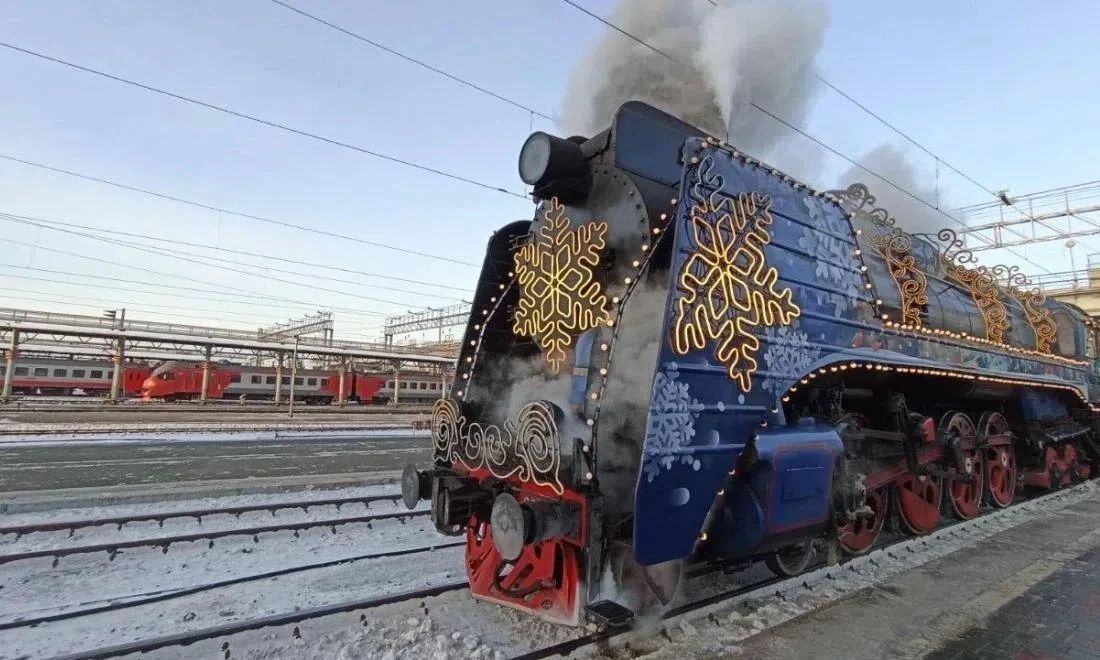 Волшебство уже в пути. Поезд Деда Мороза приедет в Новосибирск 27 ноября